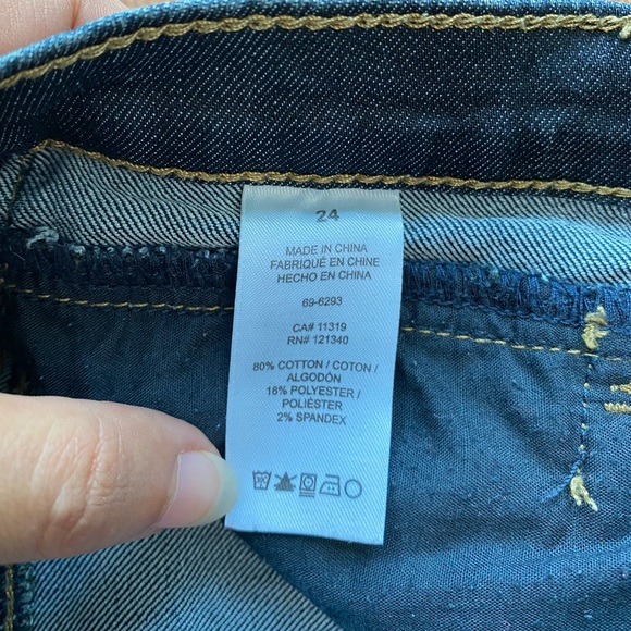 (2 for $20) Dynamite Skinny dark wash Denim Jeans - Picture 10 of 10